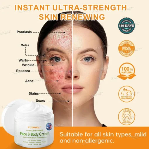 Instant Ultra-Strength Face & Body Renewing Cream