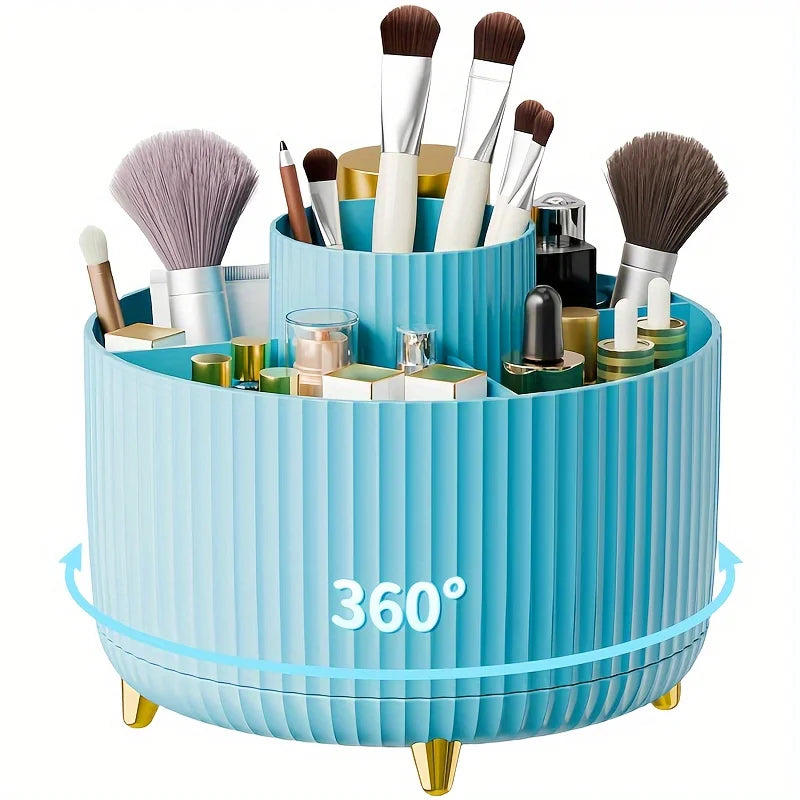 Rotatable Cosmetic Organizer – Large-Capacity Makeup Storage Box