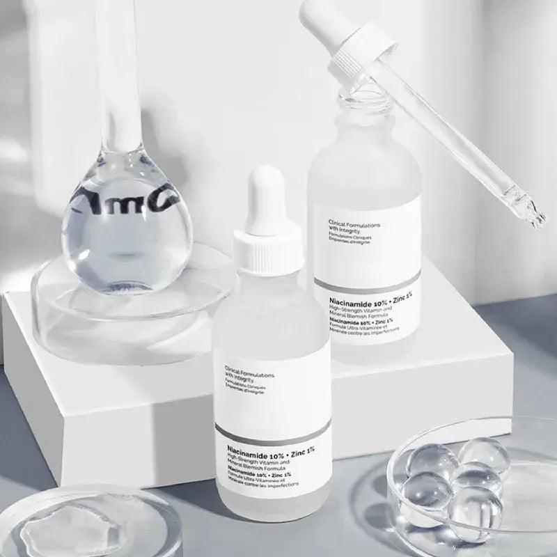Original Niacinamide 10% + Zinc 1% B5 Essence Fruit Acid 30% Salicylic Caffeine Vitamin Moisturizes Tightens Soften Skin Care - BEAUTIRON