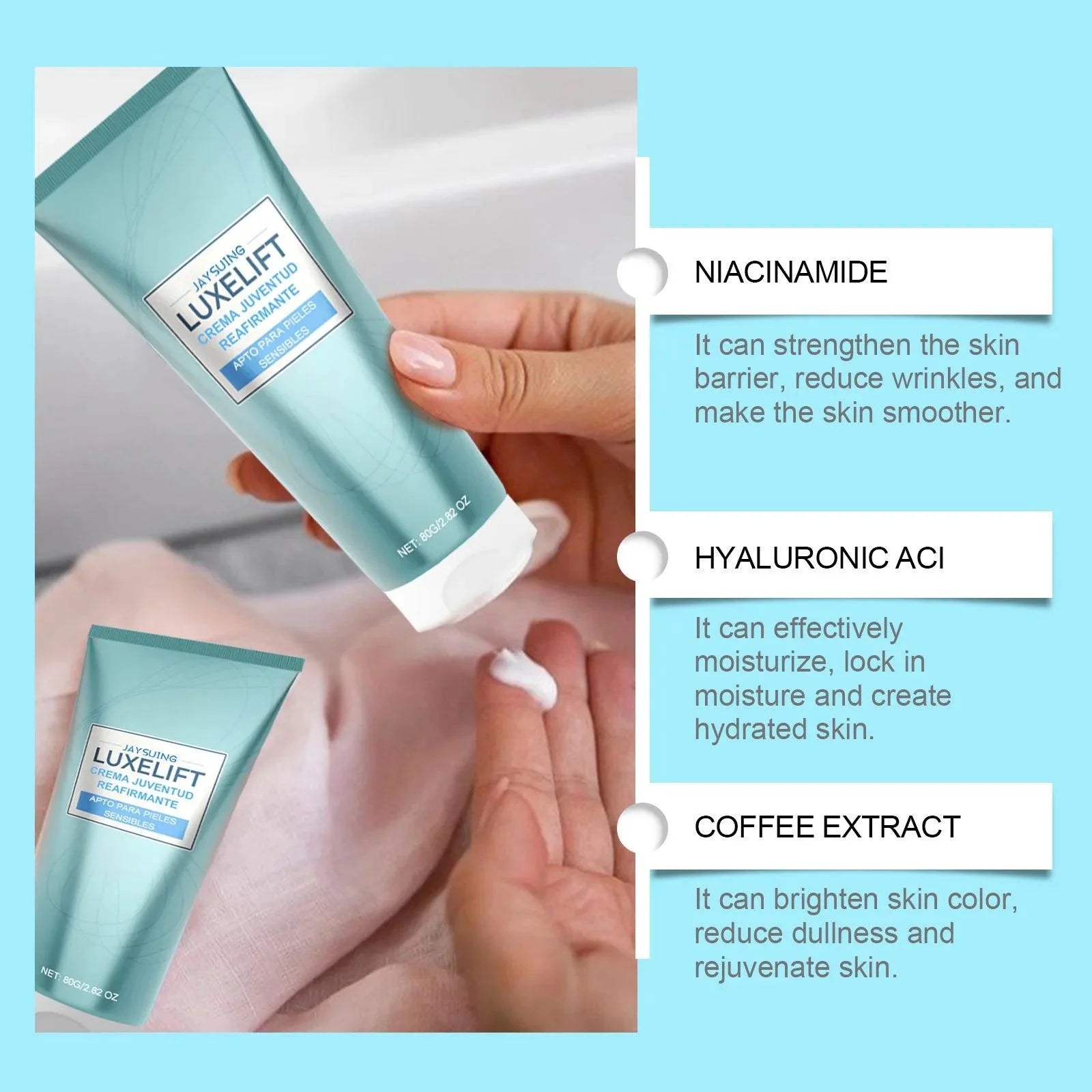 Body Firming Cream W-rinkle Neckline Remover Anti-A-ging Improve Sagging Fade Fine Line Moisturizing Skin Tighten Lifting Cream