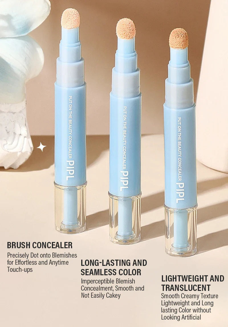 Moisturizing Concealer Face Brightening Concealer Covering Acne Scar and Dark Circles Under The Eyes Concealer Pen Liquid Makeup