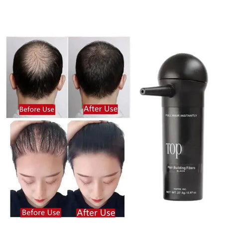27.5g  Hair Fibers Kit Regrowth Powders Keratin Applicator Hair Building Fibers Spray Pump Hair Growth Hair Care Dropshopping - BEAUTIRON