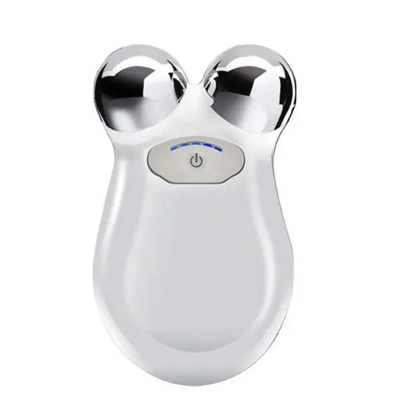 Microcurrent Facial Massager Roller Anti Wrinkles EMS Face Lift Skin Tightening Machine Face Firming Slimming Skin Care Tools