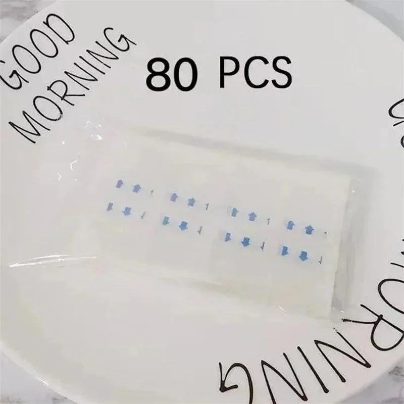 40/80pcs Lifting Face Stickers Invisible Transparent Thin Face Patche Lift Tools V-Shape Face Wrinkle Sagging Skin Adhesive Tape