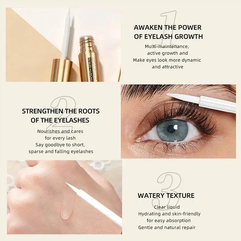 3.5g Fast Eyelash Growth Liquid Enhance Natural Eyelashes New Mascara Thicker Eyelash Lengthening Eyebrow Growth Serum 2023 - BEAUTIRON