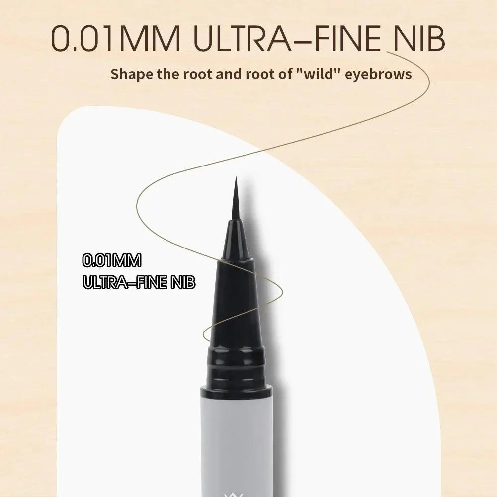 Lasting Liquid Eyebrow Pencil 0.01mm Ultra-fine Outline Lying Silkworm Eyeliner Waterproof Non-smudge Smooth Eyebrow Tattoo Pen