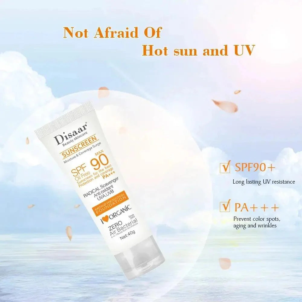 Disaar SPF 90 Facial Body Sunscreen Whitening Sun Cream Sunblock Skin Protective Cream Anti-Aging Oil-control Moisturizing - BEAUTIRON