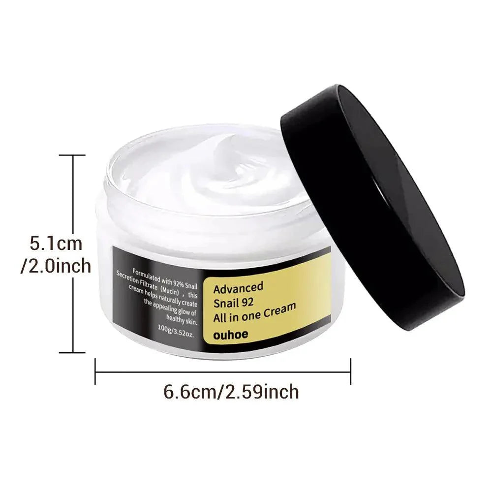 Snail Essence Cream 100g Day Night Moisturizer Snail Mucin Extract Gentle Facial Lotion For Firming And Smoothing Skin Face Care - BEAUTIRON