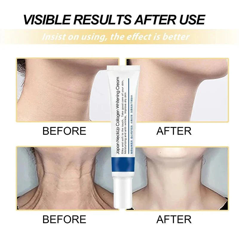 EELHOE Collagen Neck Cream Lifting Firming Anti-aging Efficient Reducing Fine Line Moisturizing Whitening Skincare 20g 2024