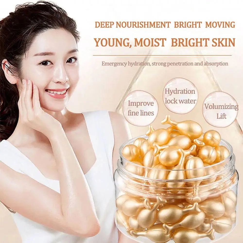 Facial Care Fullerene Capsule Lifting Firming Wrinkle Serum Elasticity Repair Rejuvenat Anti Wrinkle Skin Care Essence BEAUTIRON