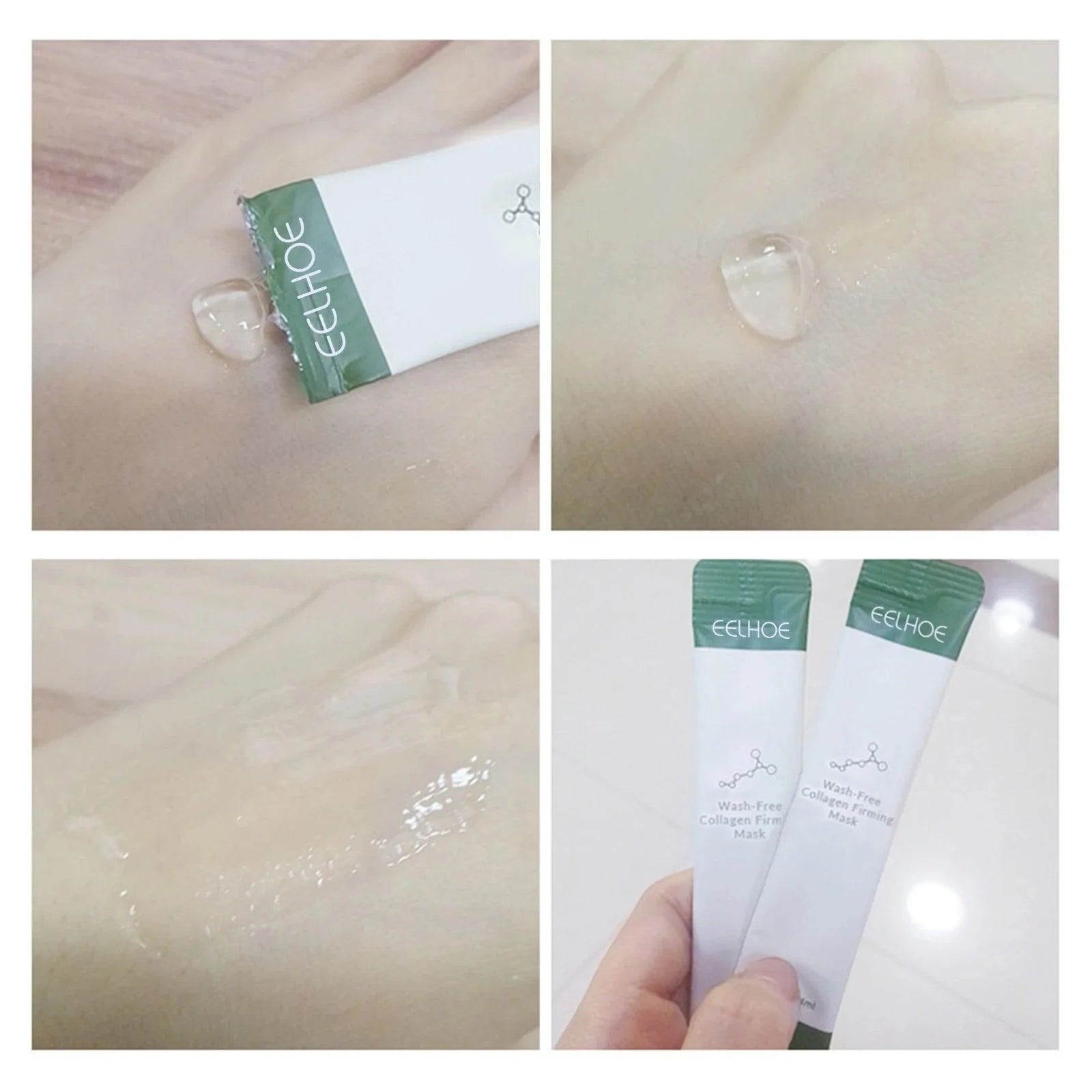 Eelhoe Korean Collagen Firming Wash-Free Mask Protein Portable Anti-Aging Hydrating Frozen Face Sleeping Mask for Women and Men