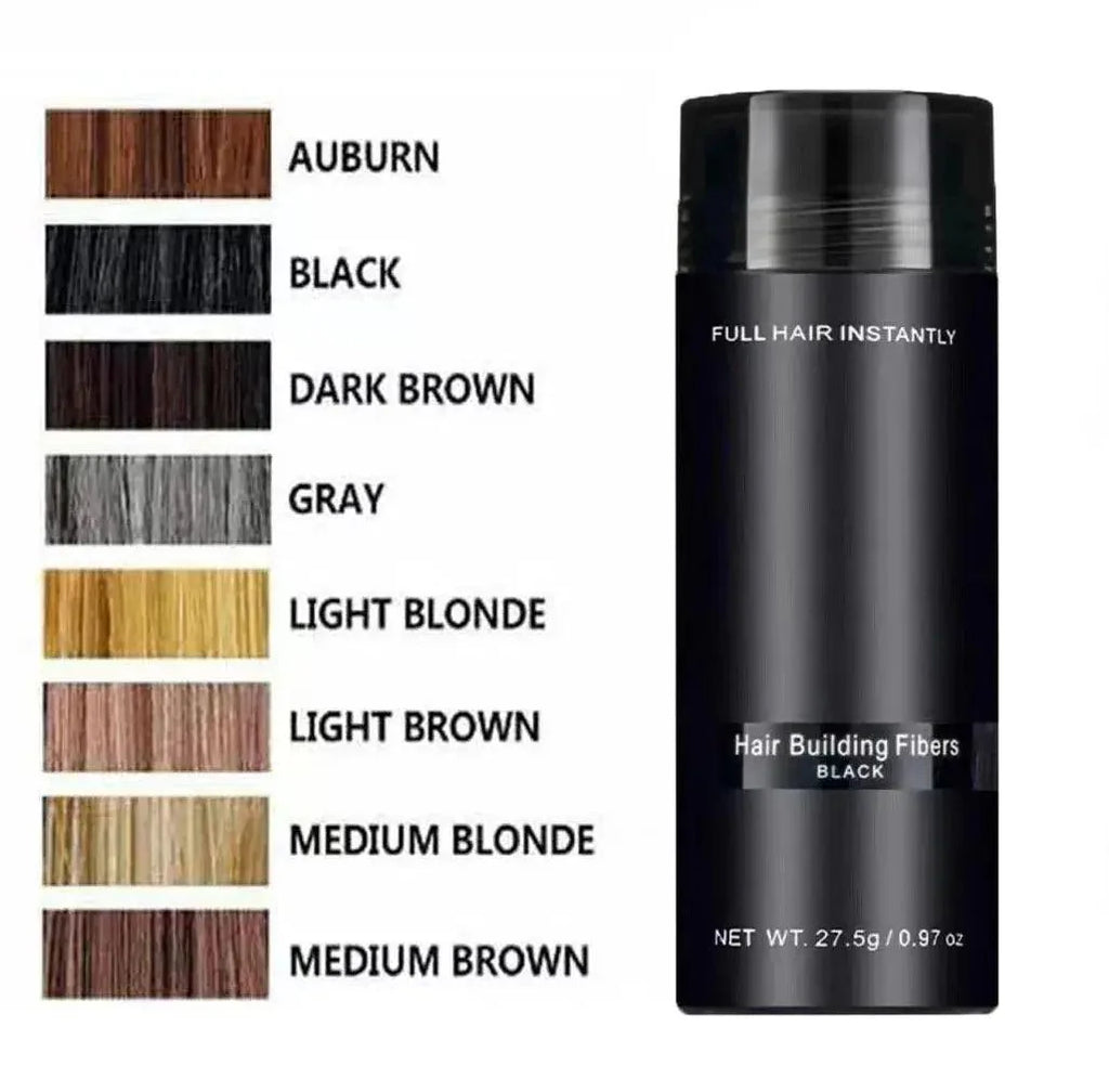 27.5g  Hair Fibers Kit Regrowth Powders Keratin Applicator Hair Building Fibers Spray Pump Hair Growth Hair Care Dropshopping - BEAUTIRON