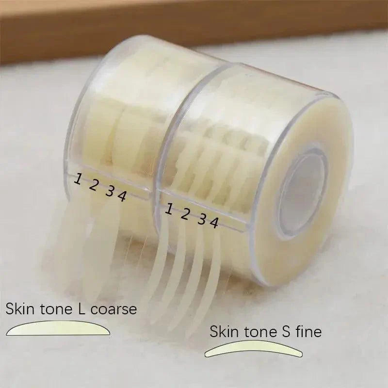 600pcs Eye Lift Strips Double Eyelid Tape Clear Gray Eyelid Stripe Big Eyes Invisible Double Fold Eyelid Sticker Makeup Tool - BEAUTIRON