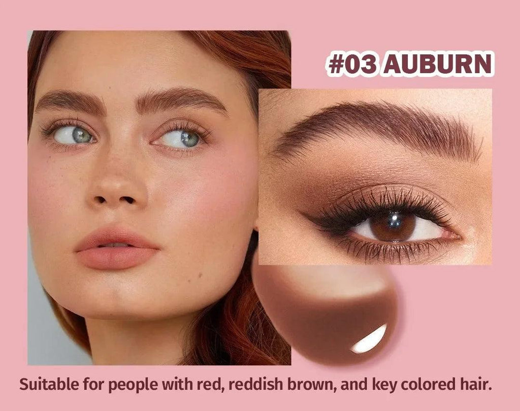 3D Wild Eyebrow Pencil Microblading Eyebrow Tint Pen Square Angled Brush Brow Dye Cream Anti-smudge Waterproof Multifunction