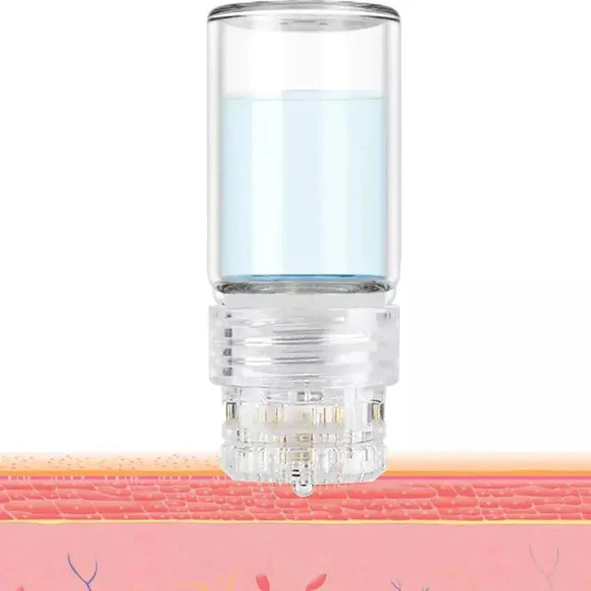 Hydra Needle Titanium needle Tool and Serum Applicator - Cosmetic Derma Roller Tool For Face,Beard Growth- 0.2mm/0.25mm/0.3mm - BEAUTIRON