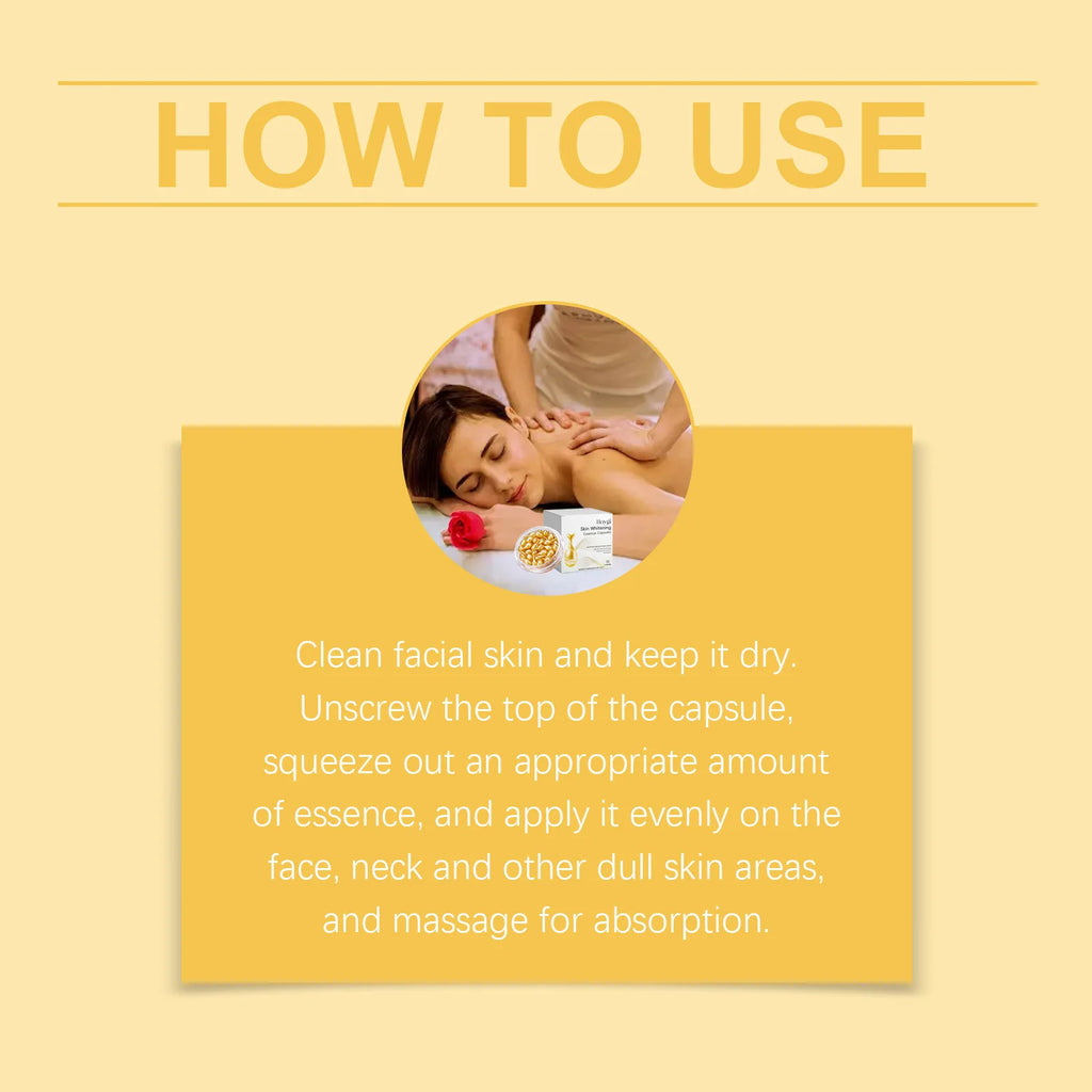 Vitamin E Capsules Brightening Skin Bleach Dull Skin Anti Dark S-pots Pigment Corrector Rejuvenated Skin Smooth Serum Capsules