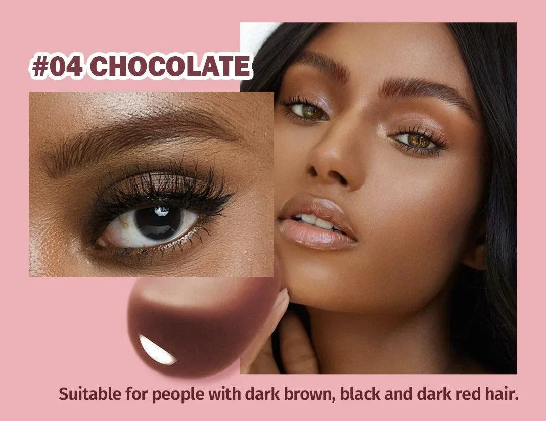 3D Wild Eyebrow Pencil Microblading Eyebrow Tint Pen Square Angled Brush Brow Dye Cream Anti-smudge Waterproof Multifunction