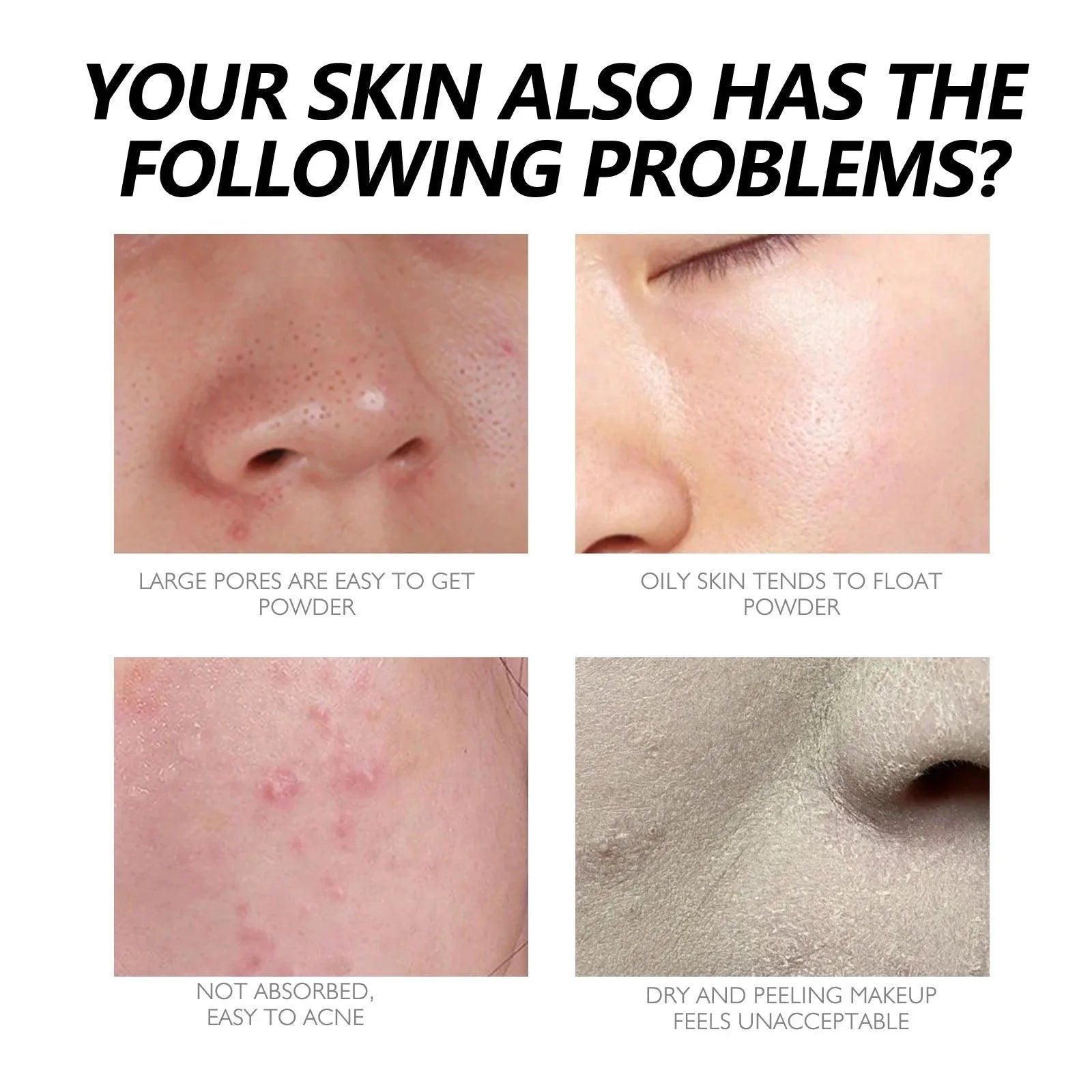 EELHOE Hyaluronic Acid Foundation Serums Oil-Control Full Coverage Concealer Hydrating Waterproof Long Lasting Foundation Cream