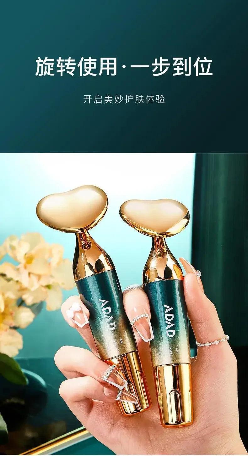 Electric Facial Beauty Devices Face Lifting Anti Wrinkle Facial Eye Massage with Face Cream Introducer Skin Rejuvenation Care