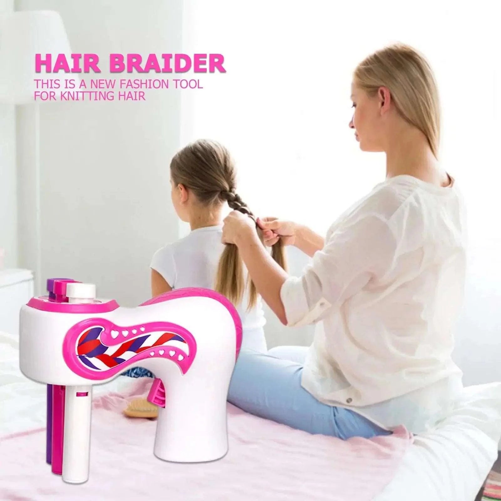 Automatic DIY Hair Knitting Machine Braid Hair Tools Twist Knitting Hair Knitting Roll Twisted Xmas - BEAUTIRON