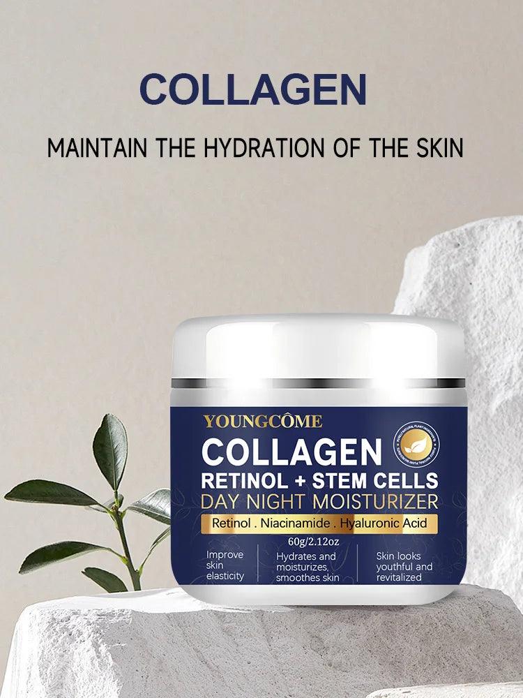 YOUNGCOME Collagen Hyaluronic Acid Skin Care Anti-Wrinkle Moisturizing Anti-Aging Night Shrink Pores Whitening Smooth Anti Aging