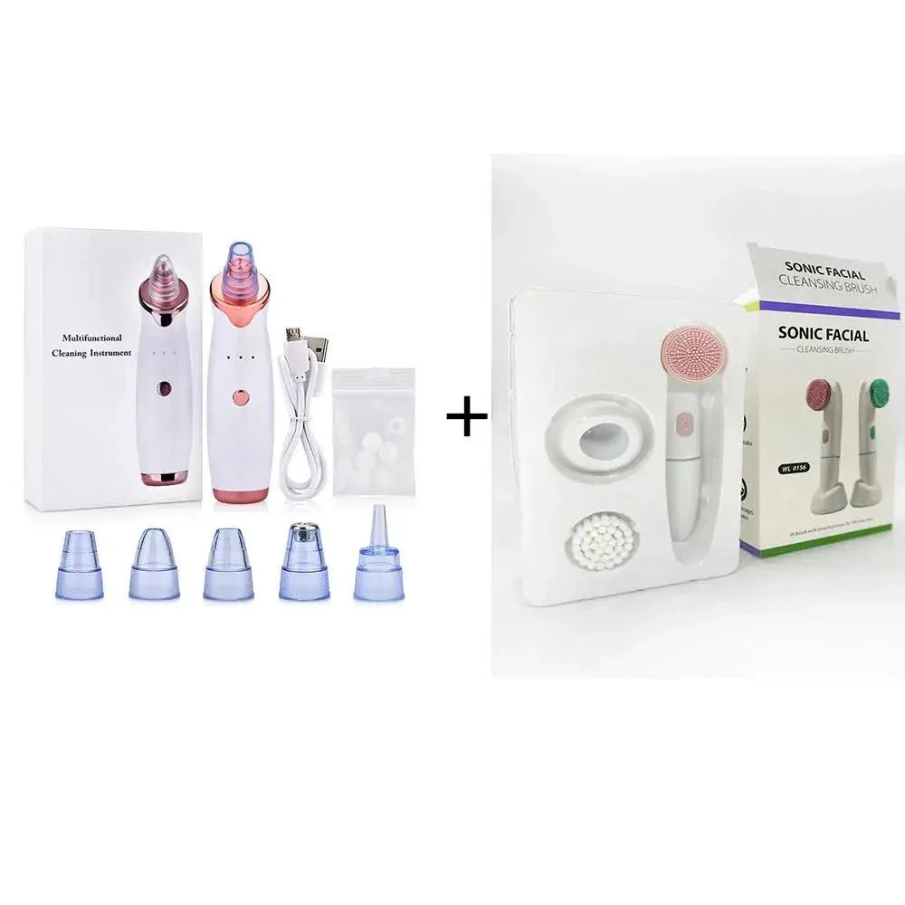 Blackhead Remover Skin Care Face Clean Pore Vacuum Acne Pimple Removal Suction Facial Diamond Dermabrasion Tool Care - BEAUTIRON