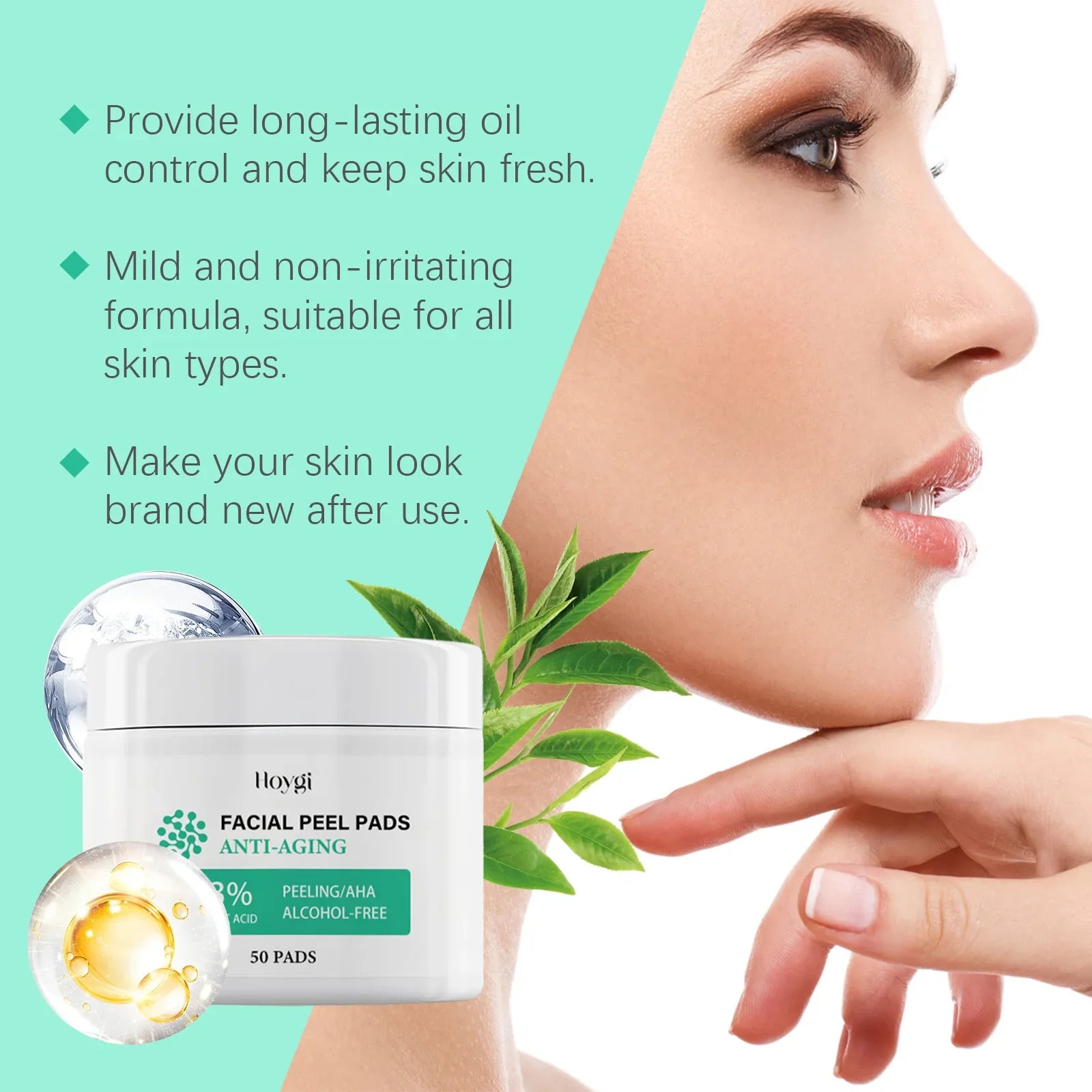 ClearGlow Pads – Exfoliate, Hydrate, Conquer Acne!
