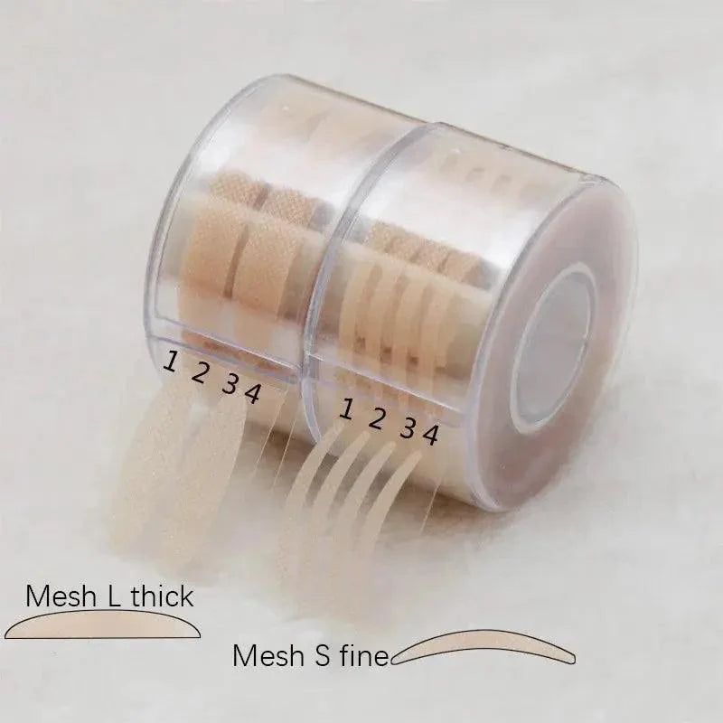 600pcs Eye Lift Strips Double Eyelid Tape Clear Gray Eyelid Stripe Big Eyes Invisible Double Fold Eyelid Sticker Makeup Tool - BEAUTIRON