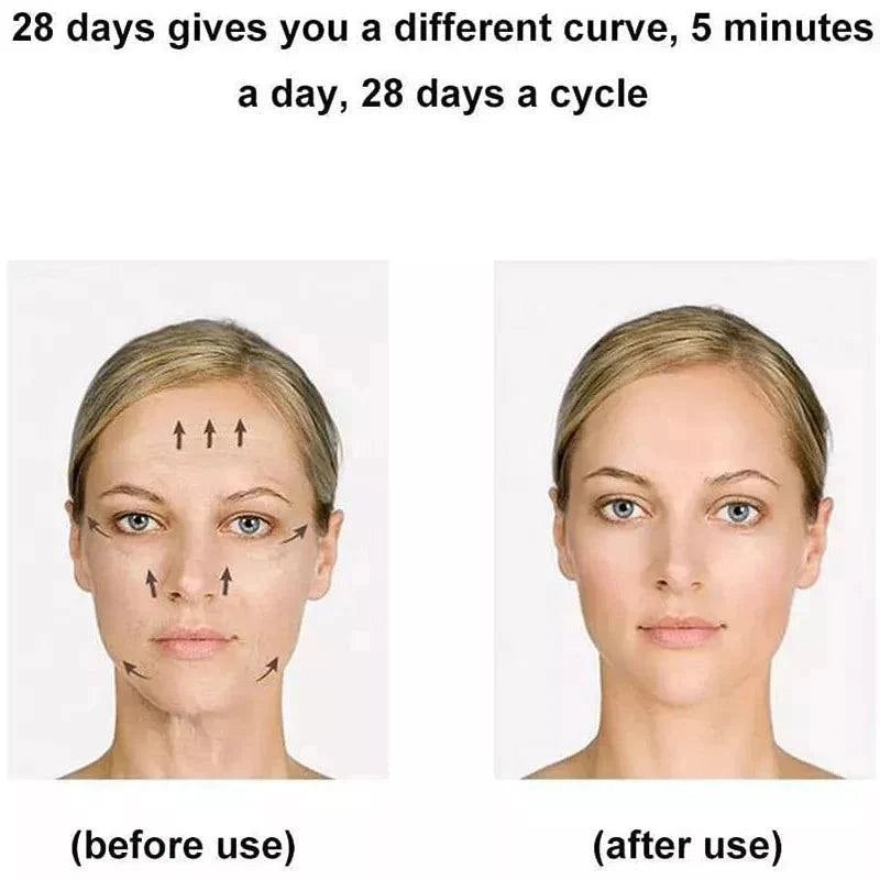 Microcurrent Facial Massager Roller Anti Wrinkles EMS Face Lift Skin Tightening Machine Face Firming Slimming Skin Care Tools