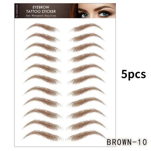 Achieve Natural Factors with Our 6D Eyebrow Tattoos