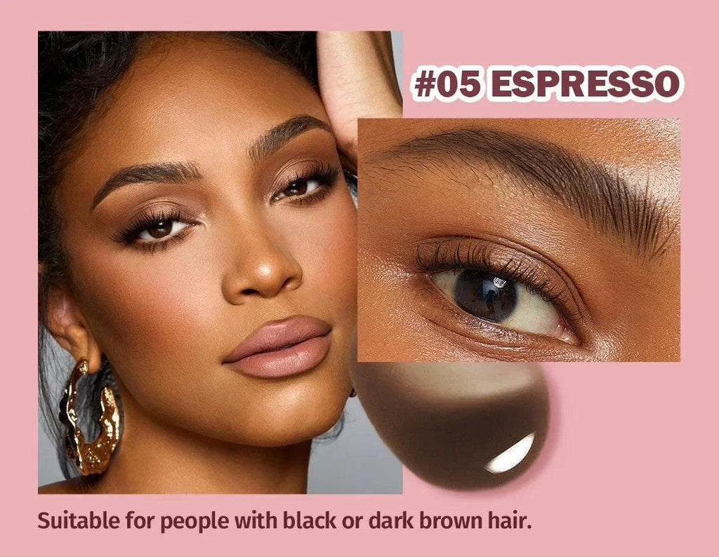 3D Wild Eyebrow Pencil Microblading Eyebrow Tint Pen Square Angled Brush Brow Dye Cream Anti-smudge Waterproof Multifunction