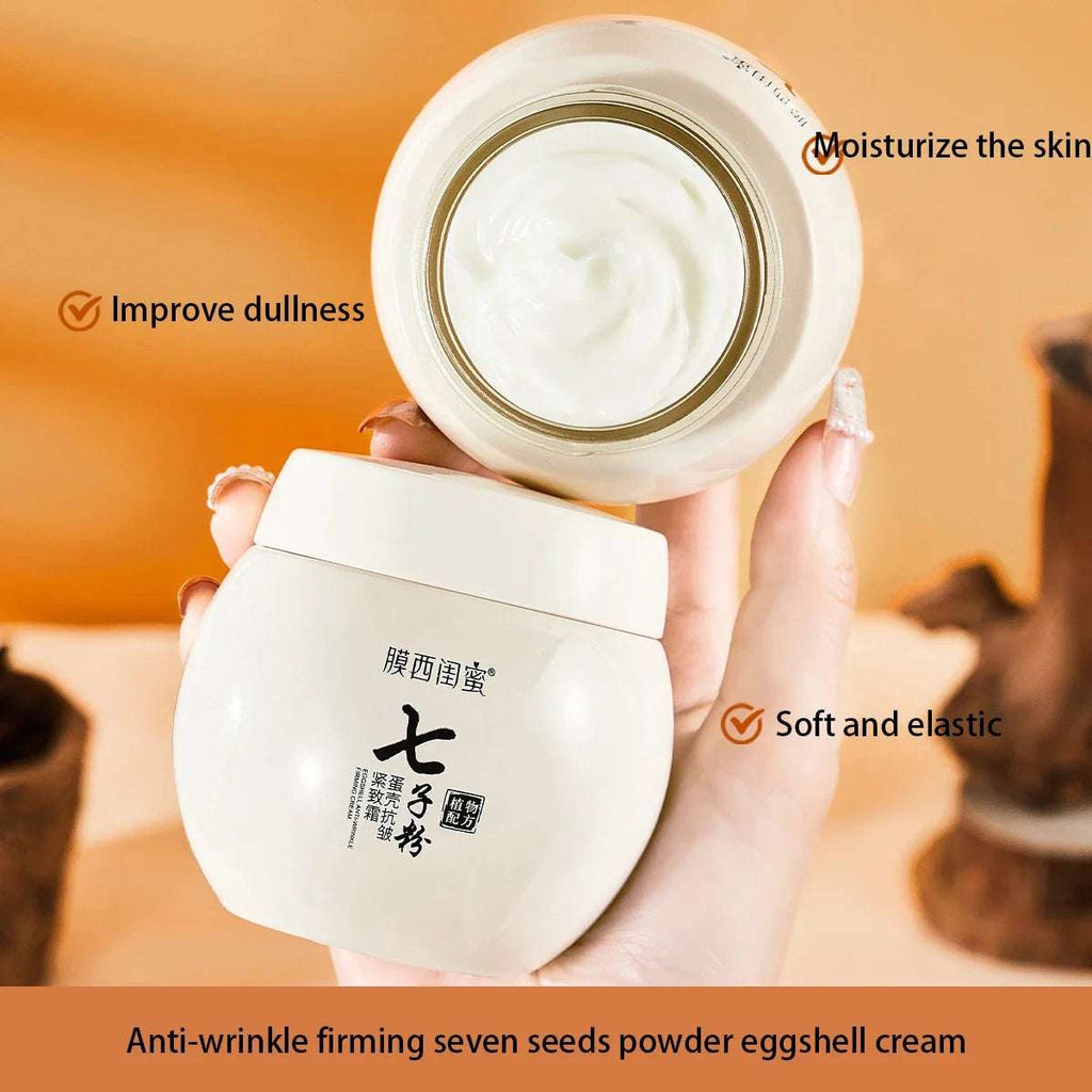 Seven Seed Powder Eggshell Face Cream Anti-wrinkle Smoothing face care  Firming Lifting Skincare Whitening Cream Facial Cream