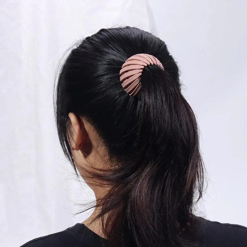 1PC Korean Style Hair Claw Clips Horsetail Buckle Hair Clips For Women Bird Nest Expanding Hair Accessories Matte Hairpins Bun - BEAUTIRON