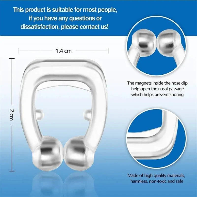 Anti-Snoring Corrector Snore Prevention Gadget Women's Anti-Snore Device Snore Elimination Nose Clip Men's Sleep Night