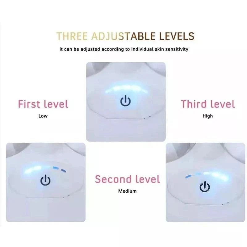 Microcurrent Facial Massager Roller Anti Wrinkles EMS Face Lift Skin Tightening Machine Face Firming Slimming Skin Care Tools