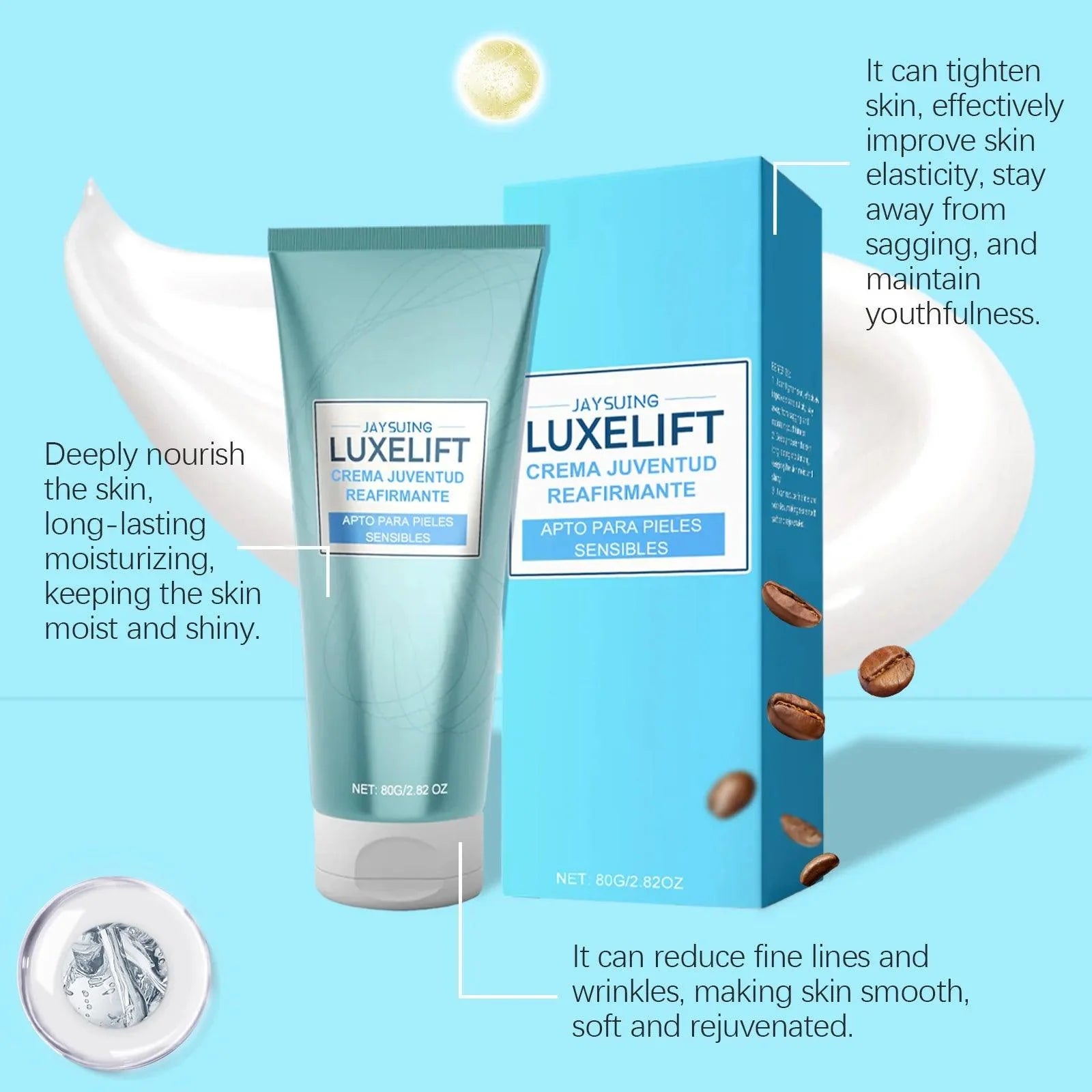 Body Firming Cream W-rinkle Neckline Remover Anti-A-ging Improve Sagging Fade Fine Line Moisturizing Skin Tighten Lifting Cream