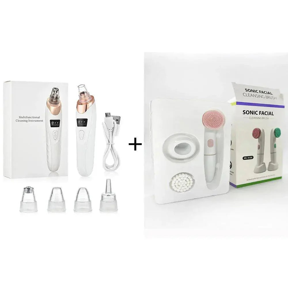 Blackhead Remover Skin Care Face Clean Pore Vacuum Acne Pimple Removal Suction Facial Diamond Dermabrasion Tool Care - BEAUTIRON