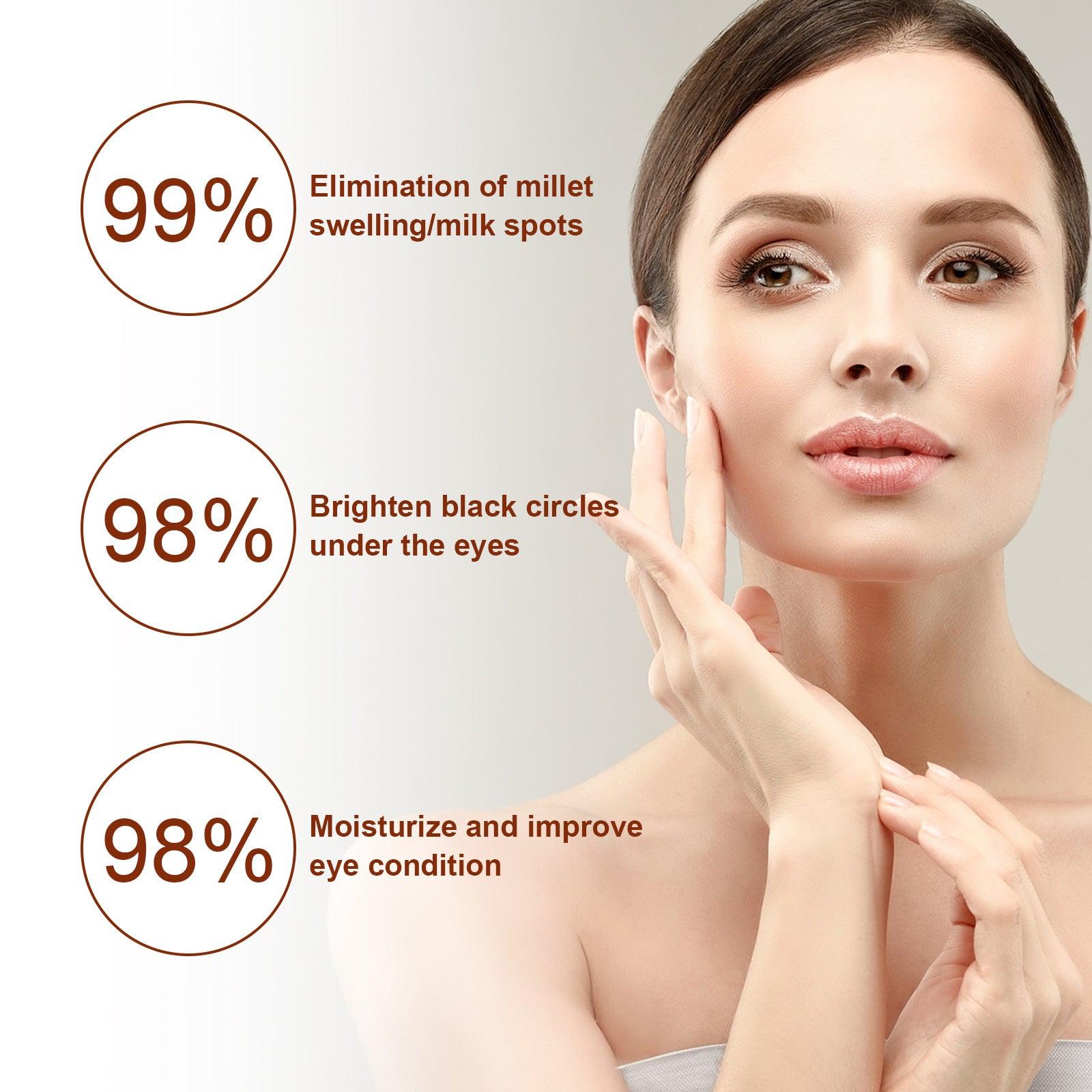 Dark Circles Remover Eye Cream Anti Puffiness Particles Removal Fade Fine Lines Under Repair Eye Bags Reduce Swelling Eye Care
