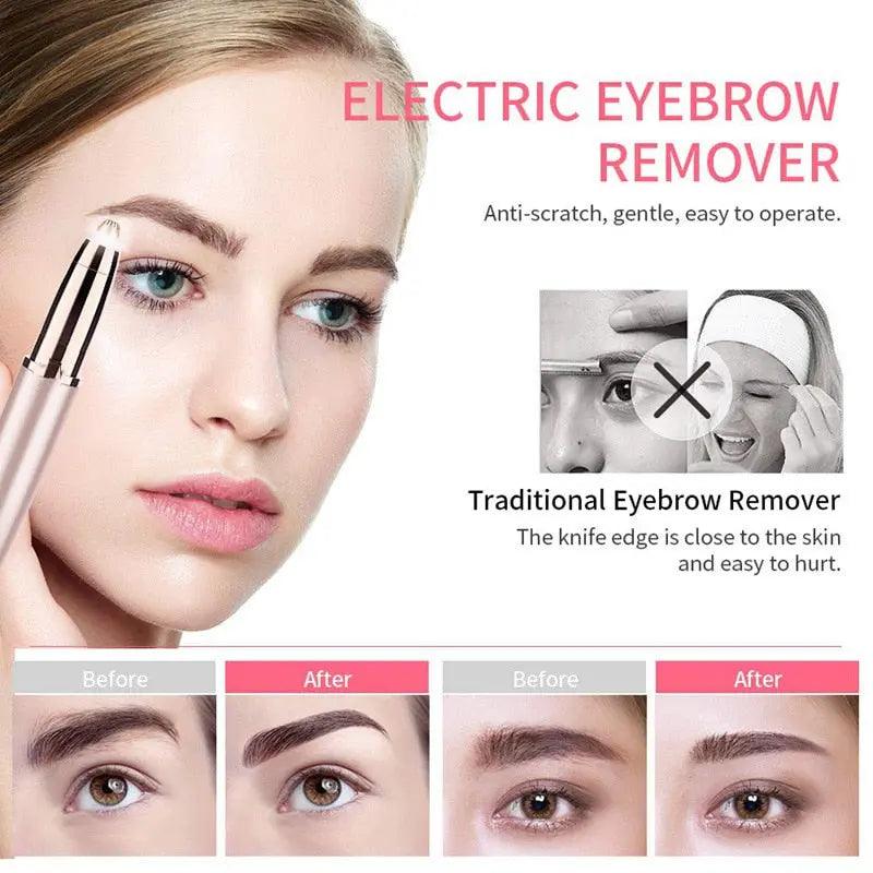 Women's Electric Eyebrow Trimmer: Face Hair Remover - BEAUTIRON