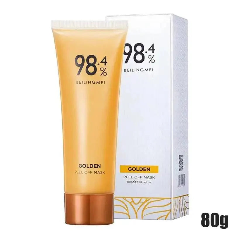 98.4% Beilingmei Gold Foil Peel-Off Mask 24k Gold Foil Peel-Off Masque Firming facial mask for Rough Large Pores for Women - BEAUTIRON