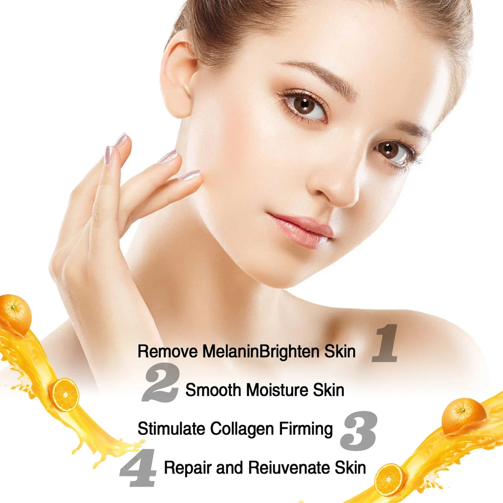 EELHOE Vitamin C Whitening Serum Face Freckle Remover Fade Dark Spot Pigment Melanin Corrector Brightening Skin Whitening Serum