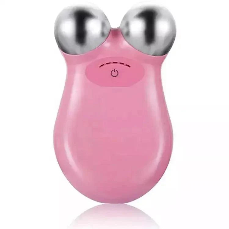Microcurrent Facial Massager Roller Anti Wrinkles EMS Face Lift Skin Tightening Machine Face Firming Slimming Skin Care Tools