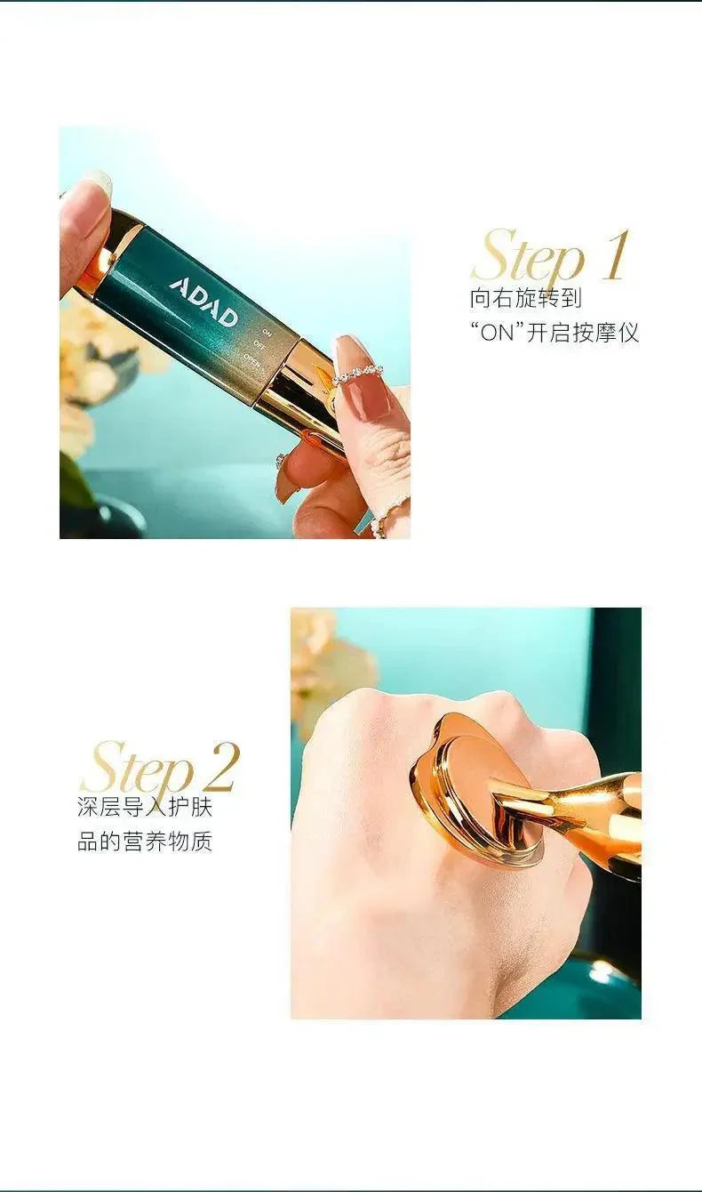 Electric Facial Beauty Devices Face Lifting Anti Wrinkle Facial Eye Massage with Face Cream Introducer Skin Rejuvenation Care