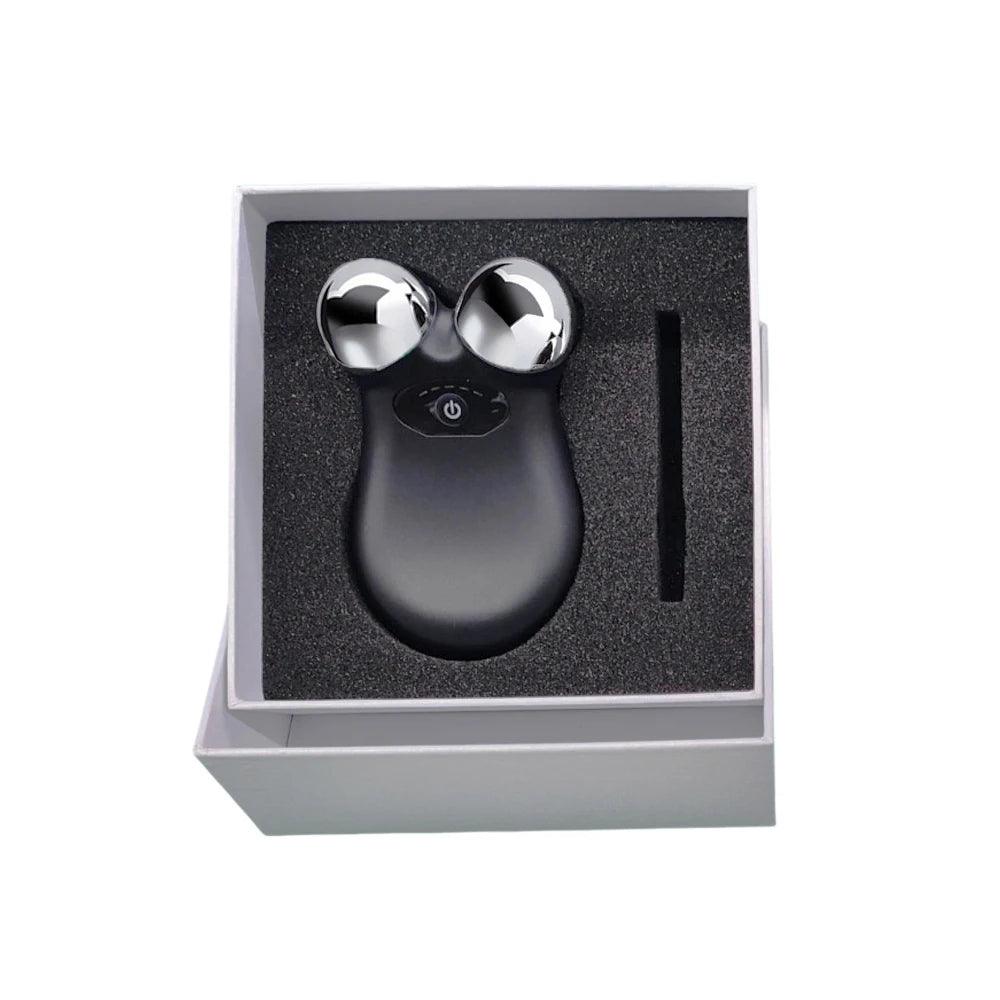 Microcurrent Facial Massager Roller Anti Wrinkles EMS Face Lift Skin Tightening Machine Face Firming Slimming Skin Care Tools