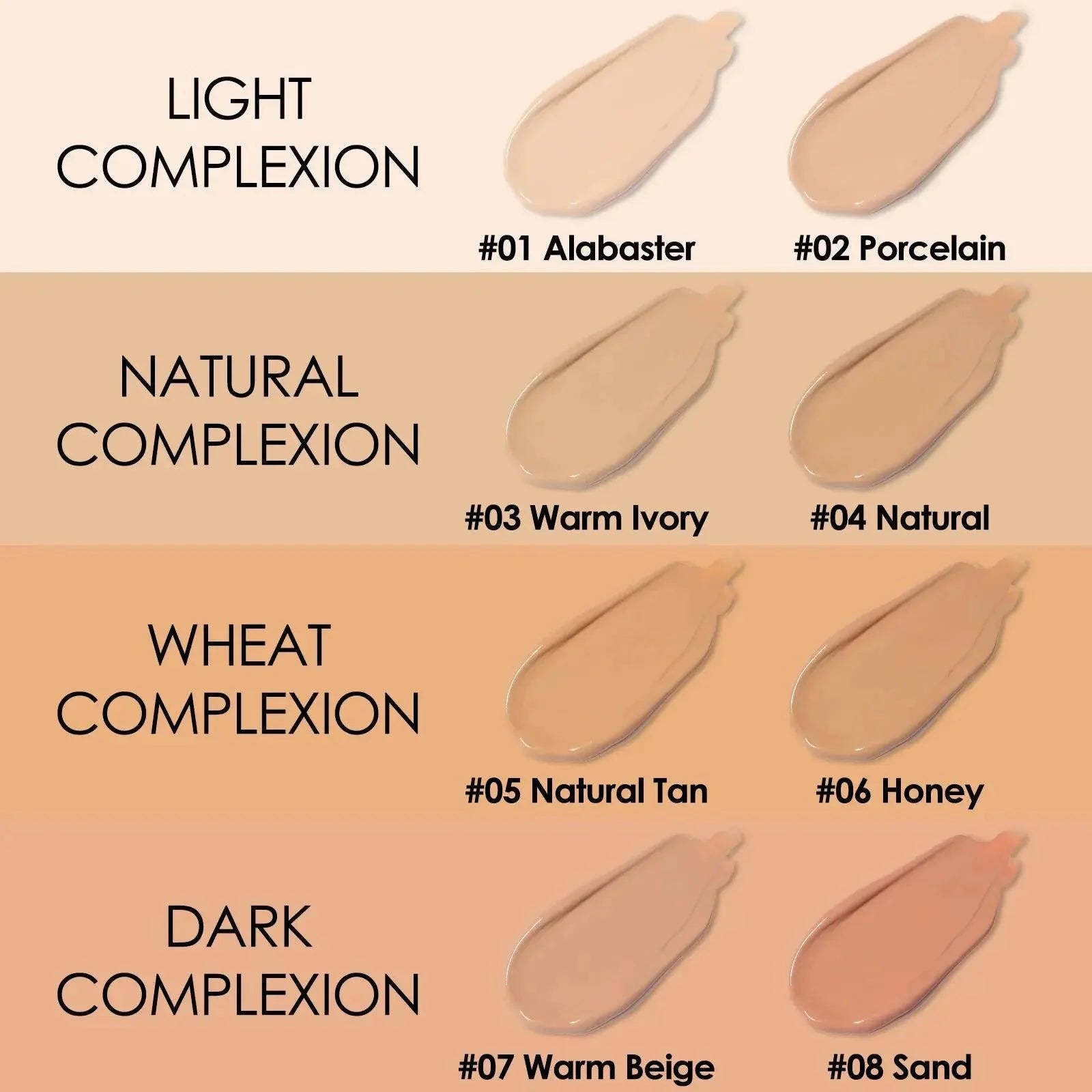 FOCALLURE Waterproof Matte Face Liquid Foundation Full Coverage Concealer Whitening Face Makeup Base Cream Cosmetics for Women - BEAUTIRON