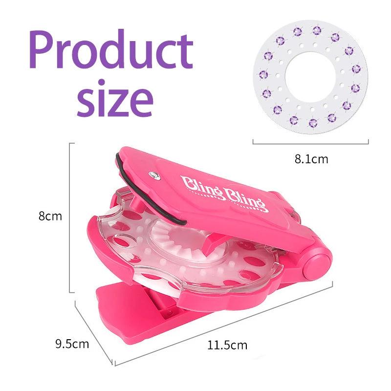 Girl's Beautiful DIY Set Hair Sticker Tool Kids Toys for Beauty Girls Gift