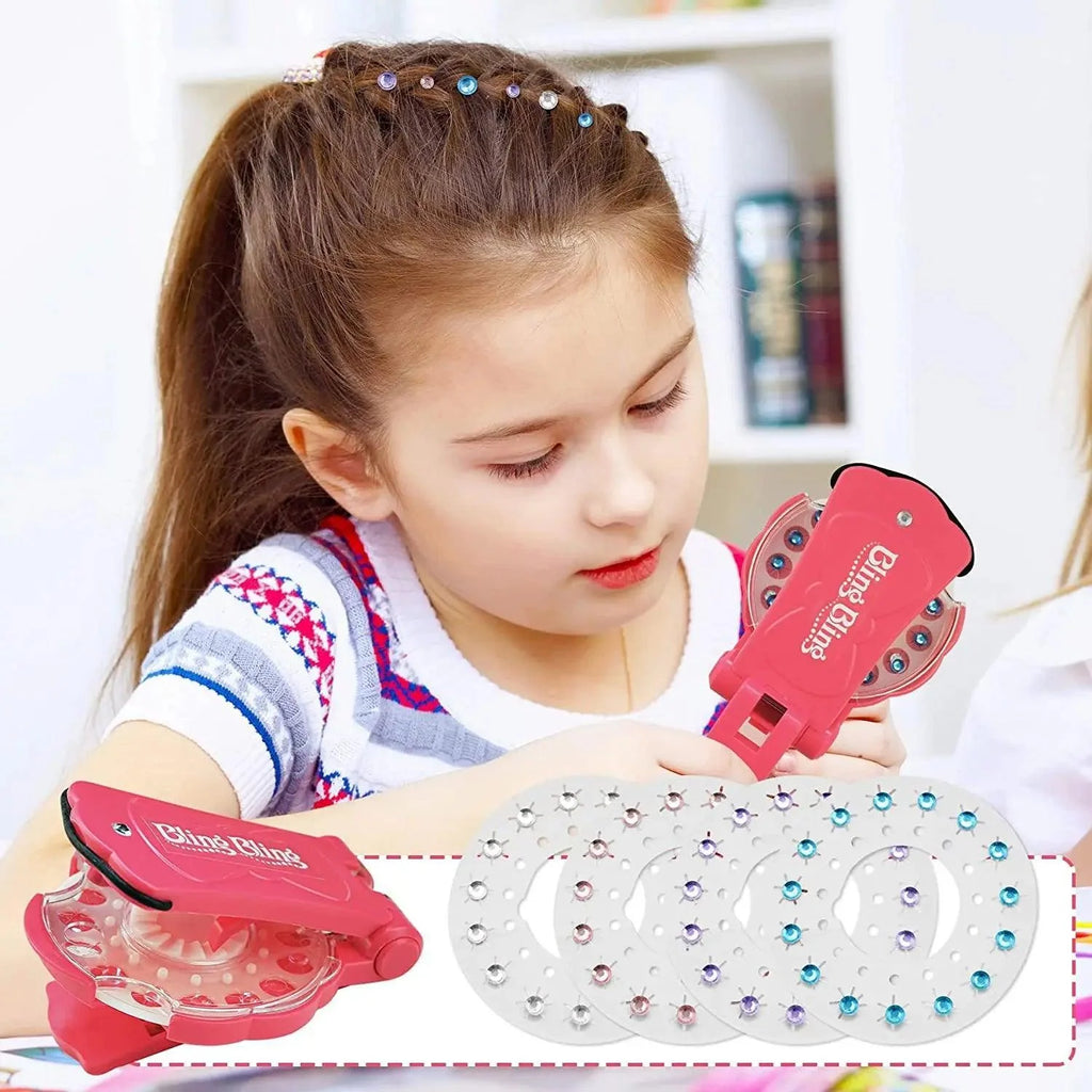 Girl's Beautiful DIY Set Hair Sticker Tool Kids Toys for Beauty Girls Gift