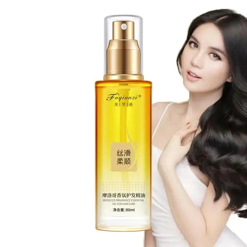 80ml Morocco Argan Hair Oil Hair Serum Smoothing Soft Repair Frizz Dry Damaged Scalp Treatments Hair Care Hair Conditioner Oil BEAUTIRON