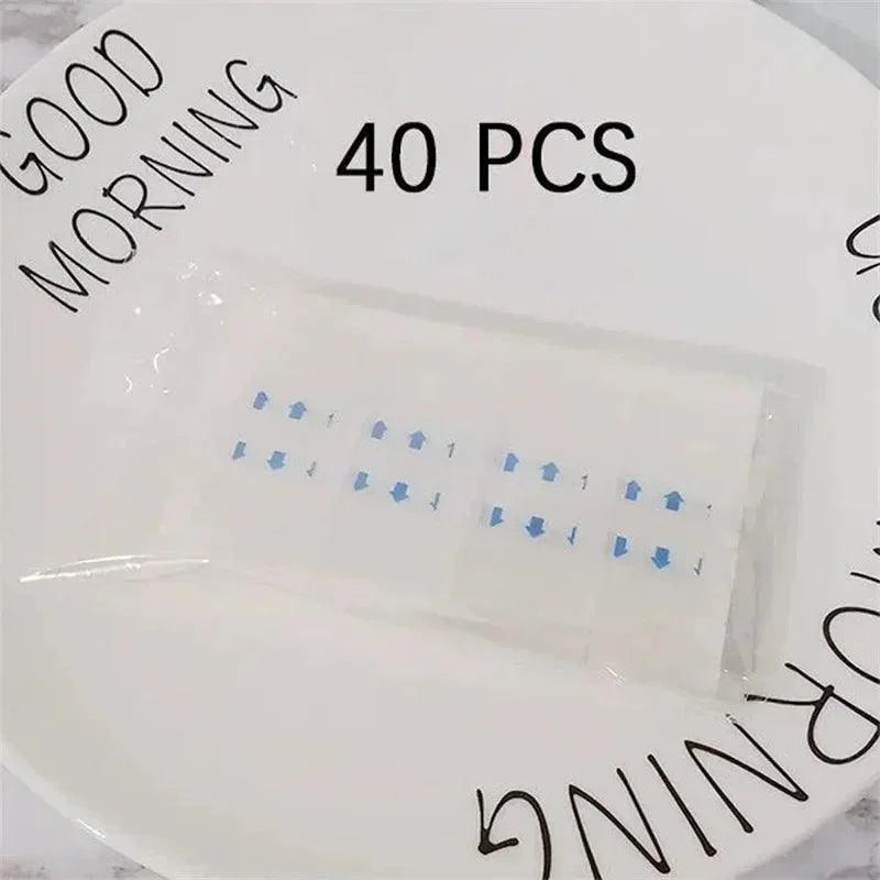 40/80pcs Lifting Face Stickers Invisible Transparent Thin Face Patche Lift Tools V-Shape Face Wrinkle Sagging Skin Adhesive Tape