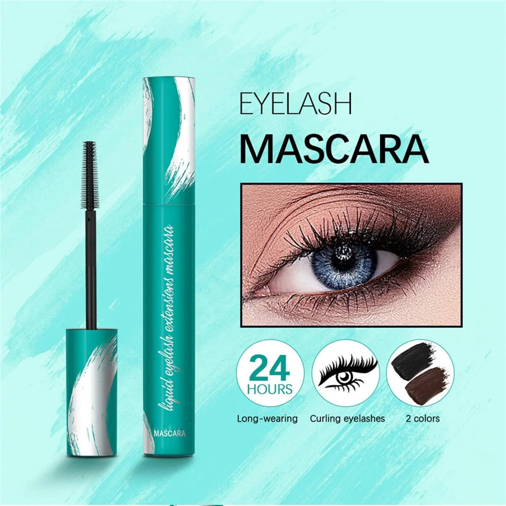 Mascara Waterproof And Sweat-Proof Curling And Lengthening Without Smudging Green Tube Mascara